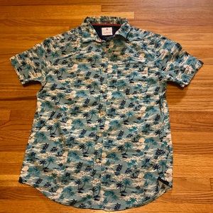 Cactus Man Slim Fit Button Up Shirt